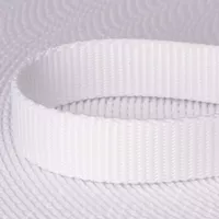 White 25mm Heavy Webbing White 25mm Heavy Webbing