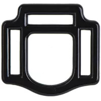Halfterquadrat 3-sided 25 mm Schwarz Stahl Halfterquadrat 3-sided 25 mm Schwarz Stahl