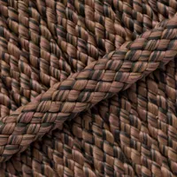 Chocolate Coffee PPM touw - Ø 8mm. (plat/zonder kern)