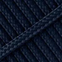 Dark Blue PPM koord - 6mm. (plat/zonder kern)