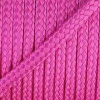 Fuchsia PPM koord - Ø 6mm. (plat/zonder kern)