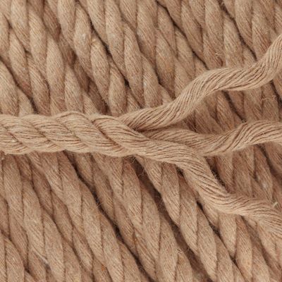 Nude Beige mm Macramé Twisted Cotton Rope