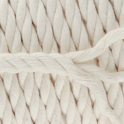Natural mm Macramé Twisted Cotton Rope