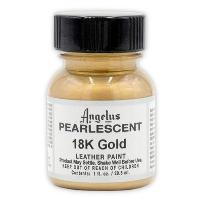 18K Gold Angelus Pearlescent Leather Paint ml (1