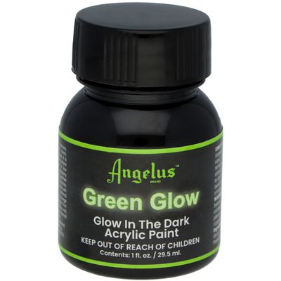 Green Glow (Glow in the dark) Angelus Acrylic Leather Paint