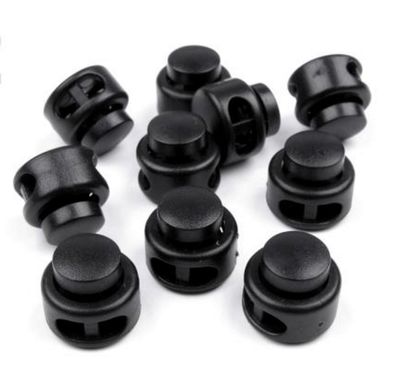 Round 2-hole Cord Lock Stopper Toggles 13x15mm